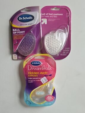 Dr. Scholl's DreamWalk Hidden Arch & Ball of Foot Cushions - Pink/Purple